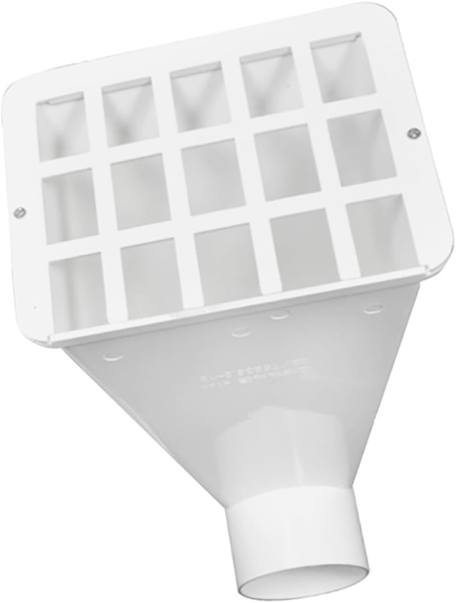Gadpiparty Side Mounted Downspout Diverter Durable Rain Gutter Drainage System for Wall Drainage Water Collection Kit for Shed Prevents Rainwater Backup
