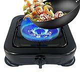 MFYOUPK Estufa Portátil,Estufa Monollama Pequeña Para Acampada | Quemador De Alta Eficiencia Para Equipo De Cocina | Barbacoa Exterior Hogar Jardín Fiesta Picnic
