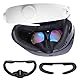 VR Face Pad for Playstation VR2, PSVR2 Fitness Facial Interface Cushion Pad, PSVR2 Face Pad Replacement, Breathable Holes Leather Foam Cushion, Anti-fogging Sweat-Proof Cover Accessories Set
