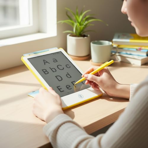 Image of The Flyers Bay LCD Writing Tablet for Kids - 8.5 Inch Digital Slate Pad for Drawing & Writing for Kids Age 3+ Year Smart Writing Tab for Boys & Girls (Writing Tablet with SKETCHPAD, 8.5 Inch)