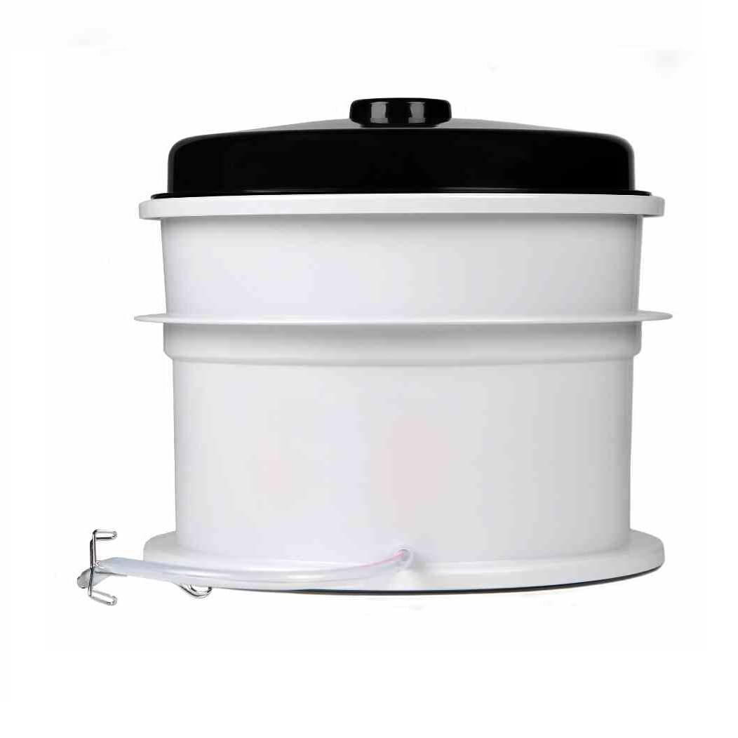Rodri - Combinazione di spremiagrumi, accessorio per spremiagrumi per la conservazione di pentole da 35 cm Ø, con coperchio, contenitore di raccolta del succo in robusta plastica