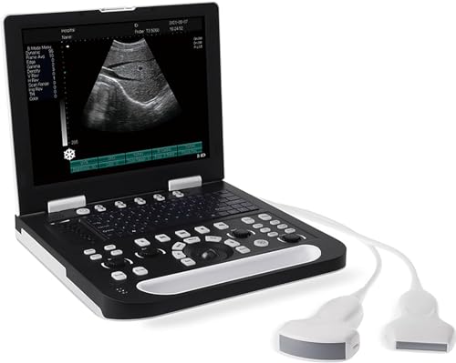 Escáner de ultrasonido portátil para embarazo veterinario con sonda convexa de 3,5 MHz, ideal para perros y gatos