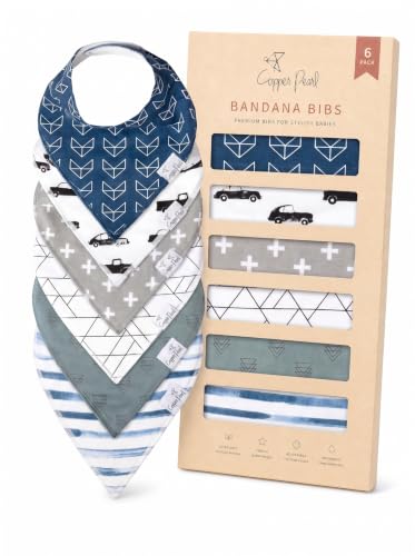 Copper Pearl Bandana Bibs