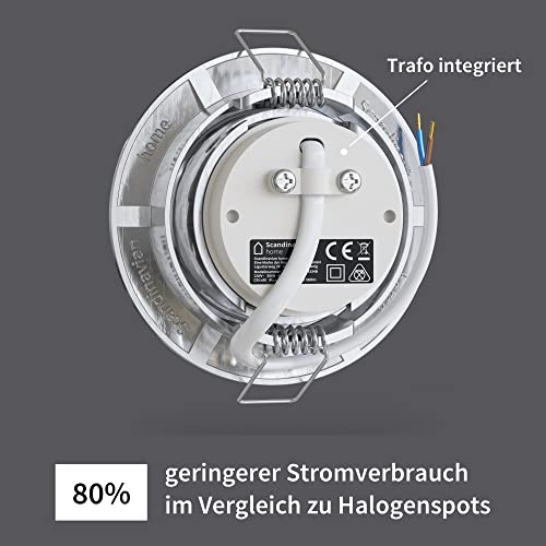 Scandinavian home - Set di 6 faretti LED da 230 V