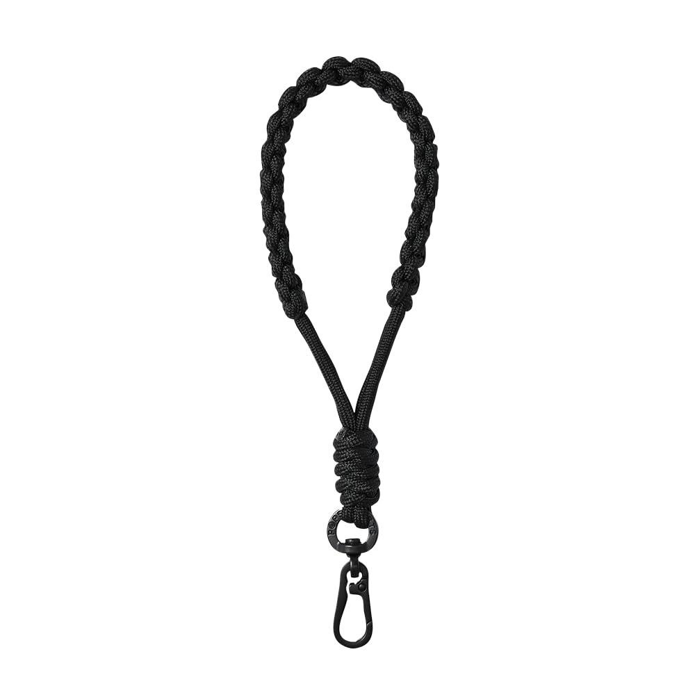 PopSockets Wristlet Phone Strap, Wrist Strap for Phone, Device Holder - King Cobra Black