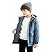 Boys Jacket Long Sleeve Zipper Fleece Lined Hooded Jackets Warm Casual Outdoor Kids Winter Fashion Snow Ski Coats Size 8