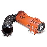 Allegro Industries 953825E Plastic Compaxial Blower with 25' Ducting, Explosion-Proof, 220V/50 Hz, 8