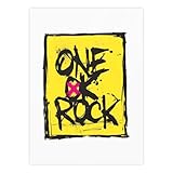 ステッカー ワンオクロック ONE OK ROCK シール 防水 おしゃれ 人気 周辺 ノートパソコン パソコン スノボ スケートボード 荷物 スーツケース ギター 水筒 スマホケース スケボー カー 自転車 バイク ヘルメットなど用 萌えグッズ