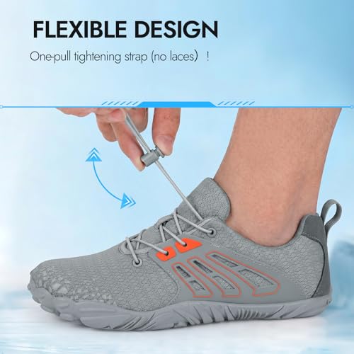 Image of ATHMILE Water Shoes for Women Men Barefoot Shoes for Swim Beach Hiking Pool | Quick Dry Non-Slip Wide Toe Box Shoes for River Kayak Fishing Lake Cruise Vacation Outdoor Water Activities