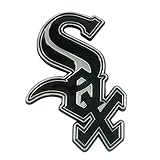 FANMATS 26550 Chicago White Sox 3D Chrome Metal Auto Emblem