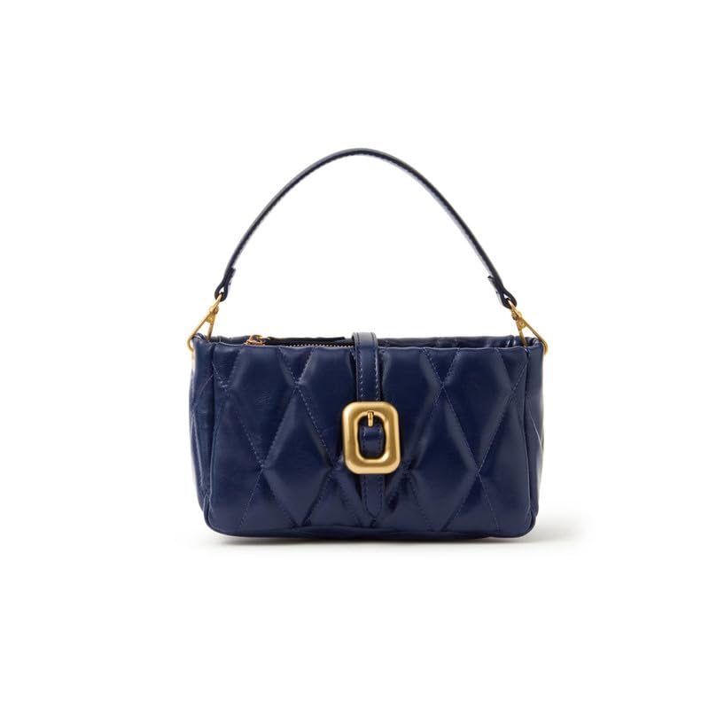 London Women's Blue Chunky Quilted Sling Bag| Hand bags for women stylish | Shoulder bag for woman latest | Purse for women handbag-image-10