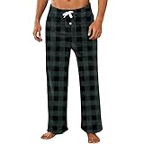 Pantalon pyjama homme plaid : Motif plaid tendance, associant charme écossais et praticité, idéal comme vêtement de nuit homme.