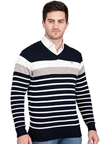 Image of GODFREY V Neck Full Sleeve Sweater for Man Winter Pullover