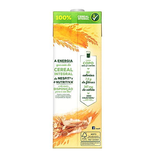 Bebida Vegetal, Aveia Integral, Nesfit, 1L