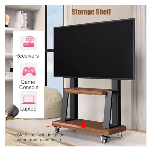 Soporte móvil para TV ajustable con ruedas miniatura 5