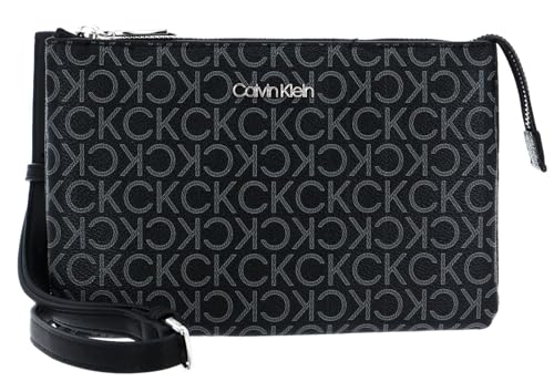 Calvin Klein Damen Umhängetasche Ck Must Klein, Schwarz (Black Mono), Einheitsgröße