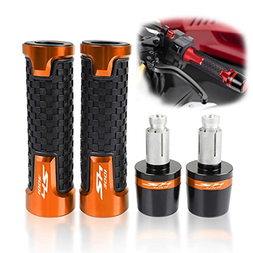 Pièces Guidon CNC pour Honda SH300i Poignée Caoutchouc Orange