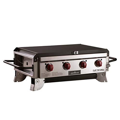 Camp Chef 4-Burner Portable Flat Top Grill with Griddle - Image 7