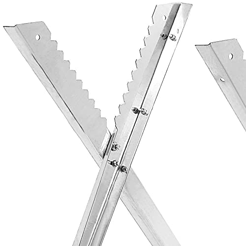 Oypla Log Folding Saw Horse Holder Timber Cutting Chainsaw Trestle - Image 4