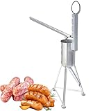 Manuelle Wurstfüller mit Edelstahl-Konstruktion, leicht zu reinigen für den privaten und gewerblichen Gebrauch