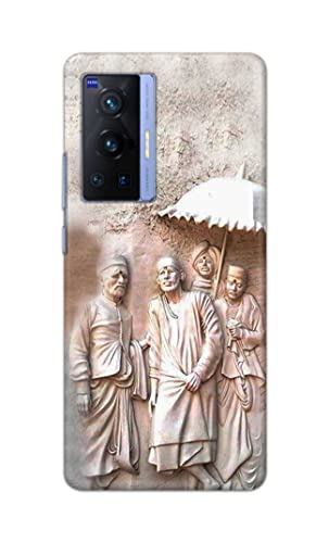 Image of Printed Hard Back Cover Case for Vivo X70 Pro Back Cover (Sai Baba) -1803
