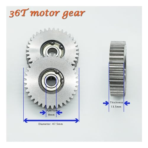 Image of 36T Planetary Nylon Gears Electric Bicycle Accessories, E Bike Motor Gear Clutch Kit, Bicycle Modification Accessories for Bafang Electric Bicycle 500W 750W(Steel,Gear Clutch -Right)