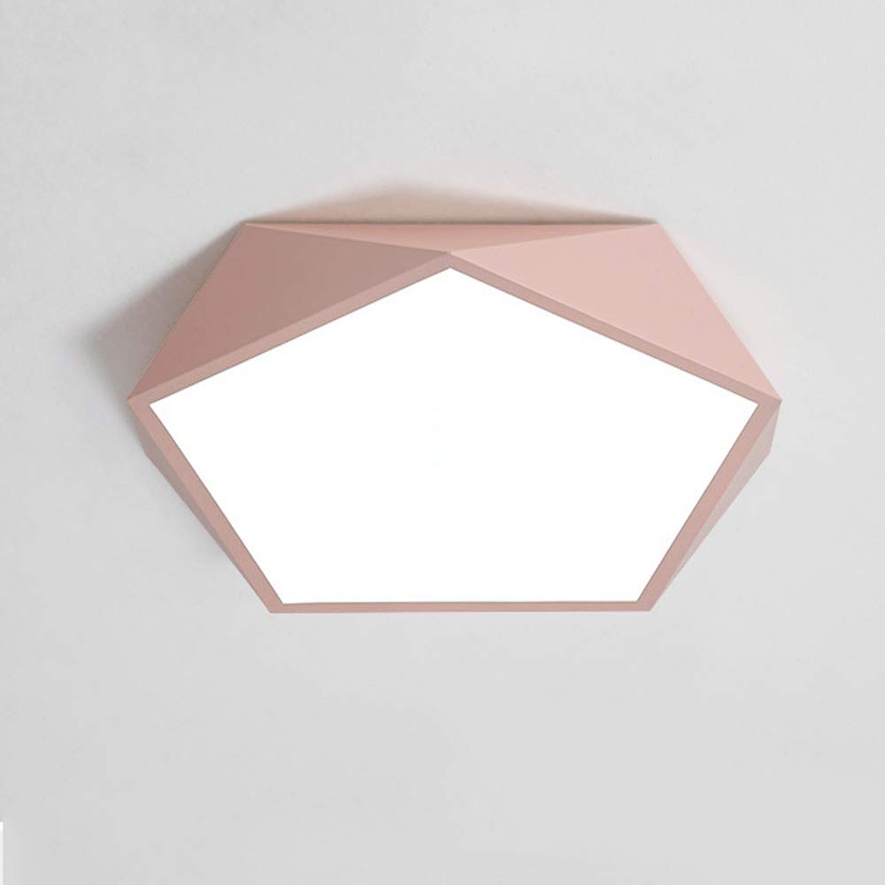 Plafonnier LED diamant tricolore en fer nordique moderne et réglable