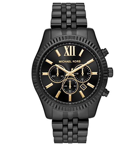 [�}�C�P���R�[�X] MK8603 Lexington Black Stainless Steel IP Watch �u���b�N �X�e�����X �A�i���O ���j�Z�b�N�X �r���v [���s�A���i]