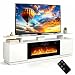 INMOZATA Electric Fireplace 36 inch/92cm with TV Stand 70 inch/178cm