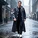 RINJOY Raincoat for Adults Reusable EVA Poncho with Hood Waterproof Raincoats Long Rain Jacket for Men Women Outdoor Camping
