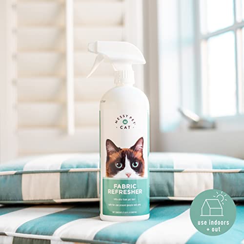 Image of Cat Fabric Refresher - Enzymes Neutralize Pet Odors and Refreshes Carpets and Upholstery, Safe for Cats & Kittens - 27.05 fl oz