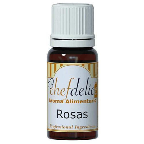 Chefdelice Chefdelice Aroma Concentrado Para Glaseados, Helados, Horneados Y Cremas Sabor Rosas, 10Ml Chefdelice 21 g