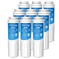 Waterdrop UKF8001 Water Filter, Compatible with EveryDrop Filter 4, EDR4RXD1, Whirlpool UKF8001AXX-750, Maytag UKF8001P, UKF8001AXX-200, 4396395, 46-9005, 46-9006, Puriclean II, 9 Filters