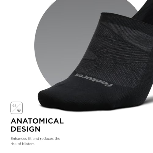 Image of Feetures Elite Ultra Light Invisible Socks - Anti-Slip Sport Sock Liner with Targeted Compression