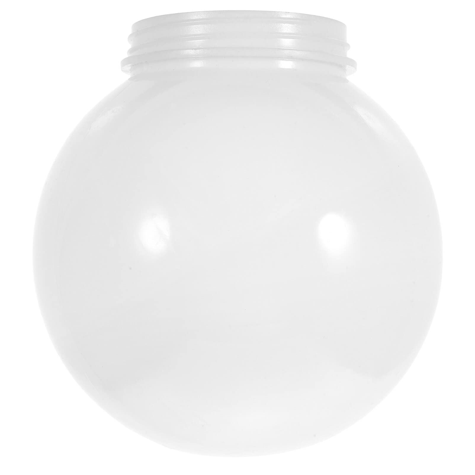 Warmhm Globe Lamp Shade Acrylic Replacement Lamp Post Globe 8cm Diameter Replacement Milk Glass Shade Cover Sphere Shade for Pendant Light Ceiling Wall Fixtures