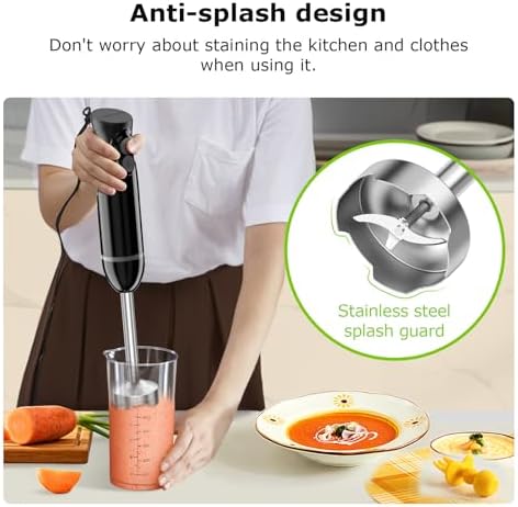 Bonsenkitchen Immersion Hand Blender, Smoothie, Puree, Baby Food - 4