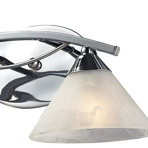 Elk Home 17021/2 Elysburg 18'' Wide 2 Polished Chrome Finish Vanity Light, W:18" H: 8" E: 9" #TOP2
