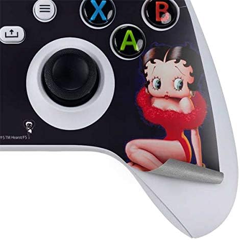 Skinit Decal Gaming Skin Compatible with Xbox Series S Controller - Officially Licensed Betty Boop Red Dress Design