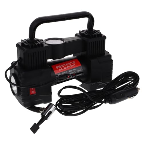 Portable Car Tire Inflator Air Compressor Pump with Gauge, 12V 150PSI