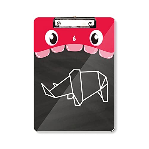 Origami rhinocéros dossier A4 pour ranger vos feuilles volantes sans les corner