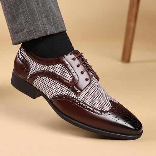 Men's Oxford Dress Shoes, Men's Fashion Brogues4