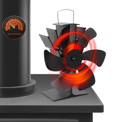 Herrselsam Ventilador de Chimenea 6 Hojas