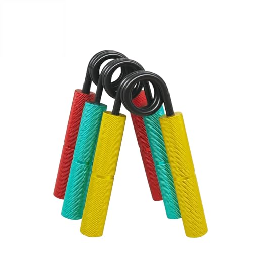 mvovuil Grip Strength Trainer Set,50-300LB Hand Grip Strengthener,Hand Forearm strengthener 6 Pack, Workout equipment,Strength Training Exercisefor Hand Arm Forearm Wrist Finger (Red, green, yellow) by mvovuil - Used condition - US$15.29