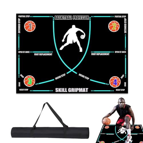 Tapis de basket-ball antidérapant et silencieux pour entraînement