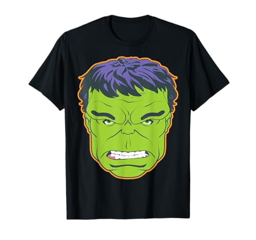 Marvel The Hulk Halloween Retro Vintage Mask Costume T-Shirt