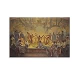 Peintre Alphonse Maria Mucha   Peinture brillante   Décoration d'intérieur   Poster d'art (30 x 45 cm)