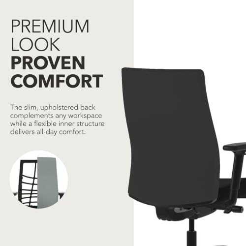 Image of HON Ignition 2.0 Ergonomic Office Chair, Lumbar Support, Desk Chair, Black