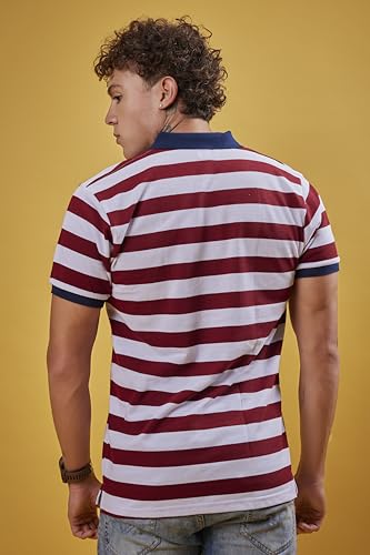 Image of 3BROS Men's Collor Neck Polo T-Shirt, Anti Stain and Half Sleeves, Cotton Blend, Regular Fit Tshirt for Men || Mens t Shirt