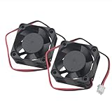 dimensions : 40mm x 40mm x 20mm (1,57 x 1,57 x 0,79 pouce) ; tension : DC 5V ; vitesse : 6000 tr/min ; débit d'air : 7,85 CFM ; niveau sonore : 21,35 dBA Moteur en cuivre pur, ventilateur 40mm 12V avec une durée de vie de 35000 heures à 25 °C