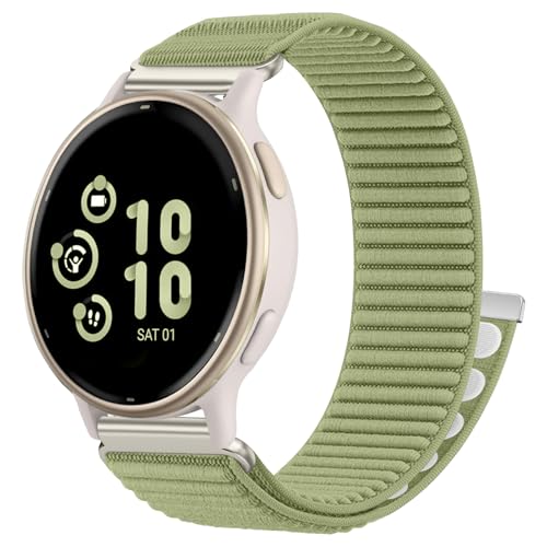 �t�b�N���[�v 18mm �r���v�o���h Garmin Vivoactive 4S/Vivoactive 3S/Venu 4 41mm/Venu 3S/2S�o���h�Ή� �\�t�g�i�C���� �ʋC�� �X�|�[�c�X�}�[�g�E�H�b�`�o���h Garmin Forerunner 